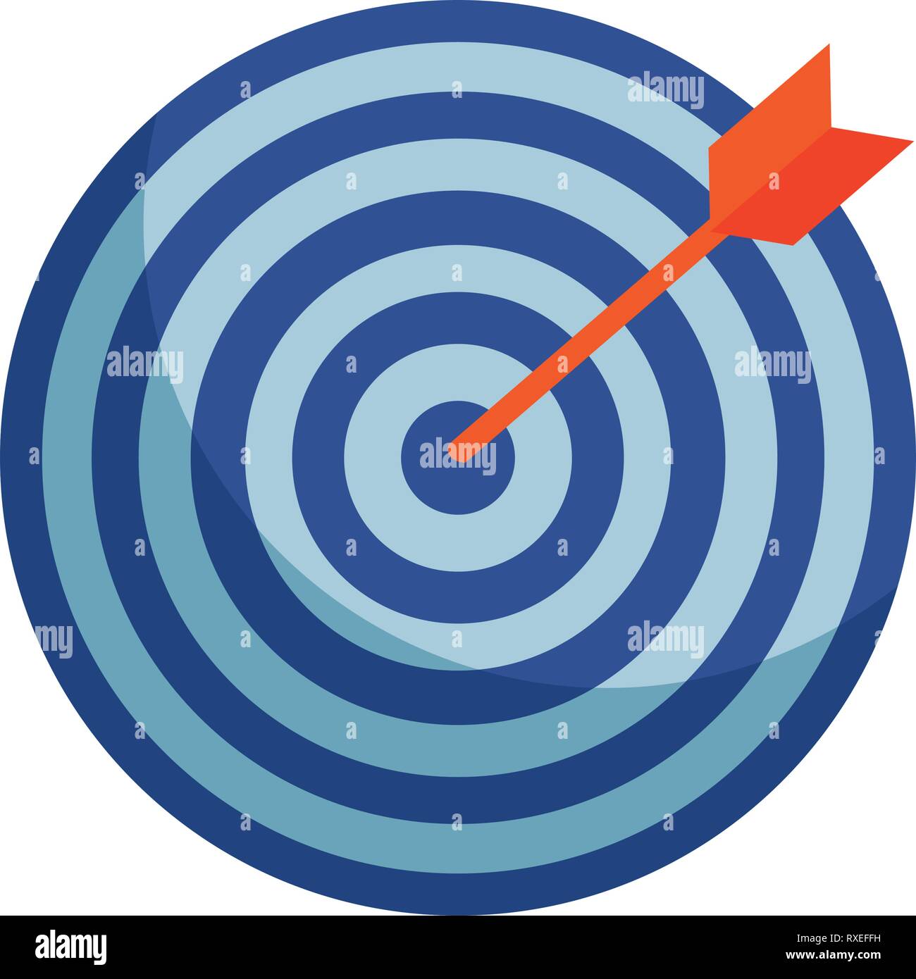 target with arrow icon Stock Vector Image & Art - Alamy