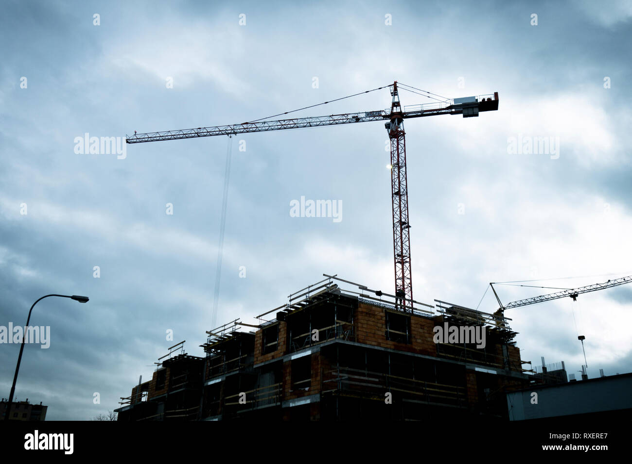 Tower Crane Silhouette Crane Clipart Building Construction Tower