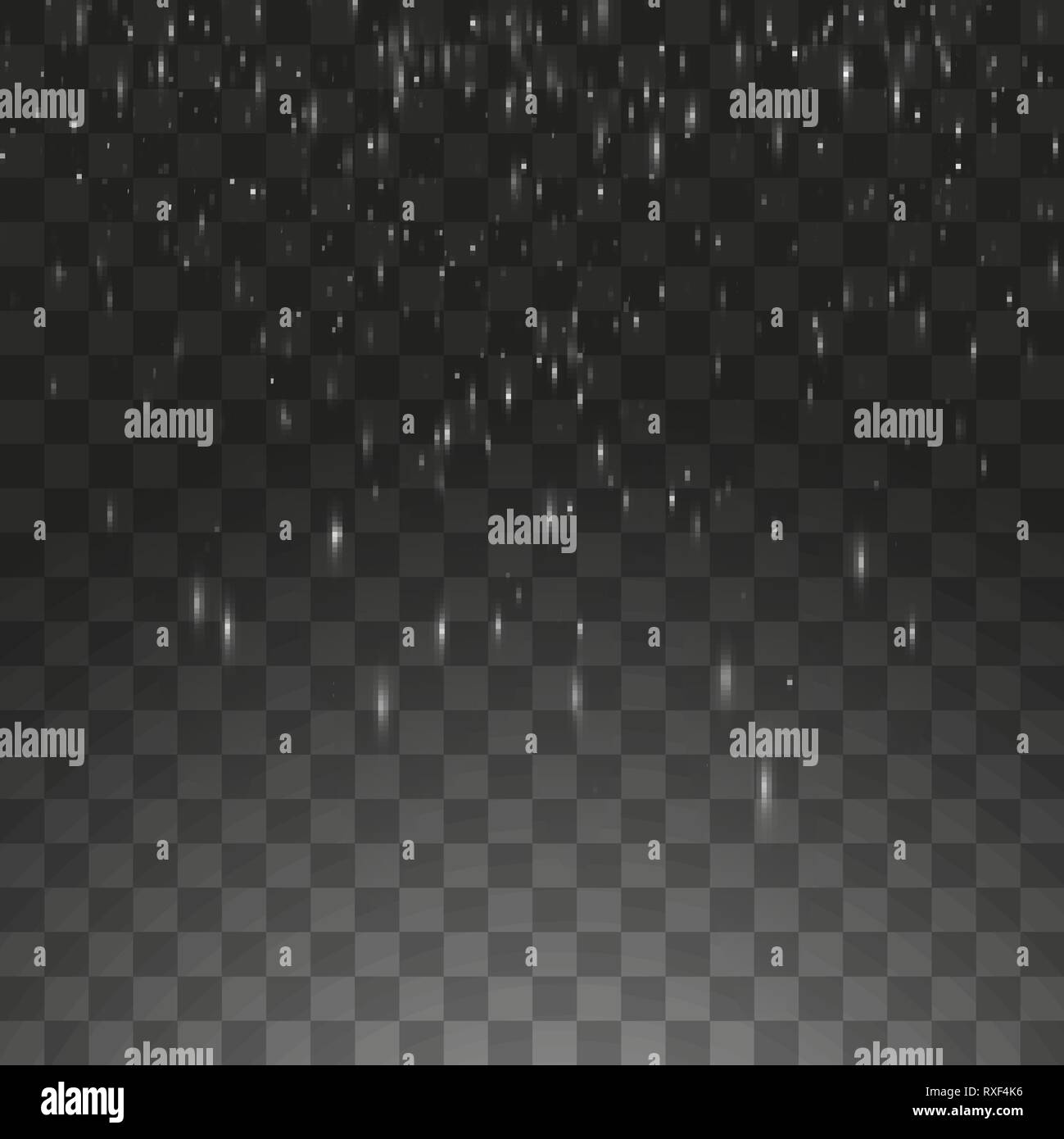 Vector illustration rain isolated on a transparent background Stock ...