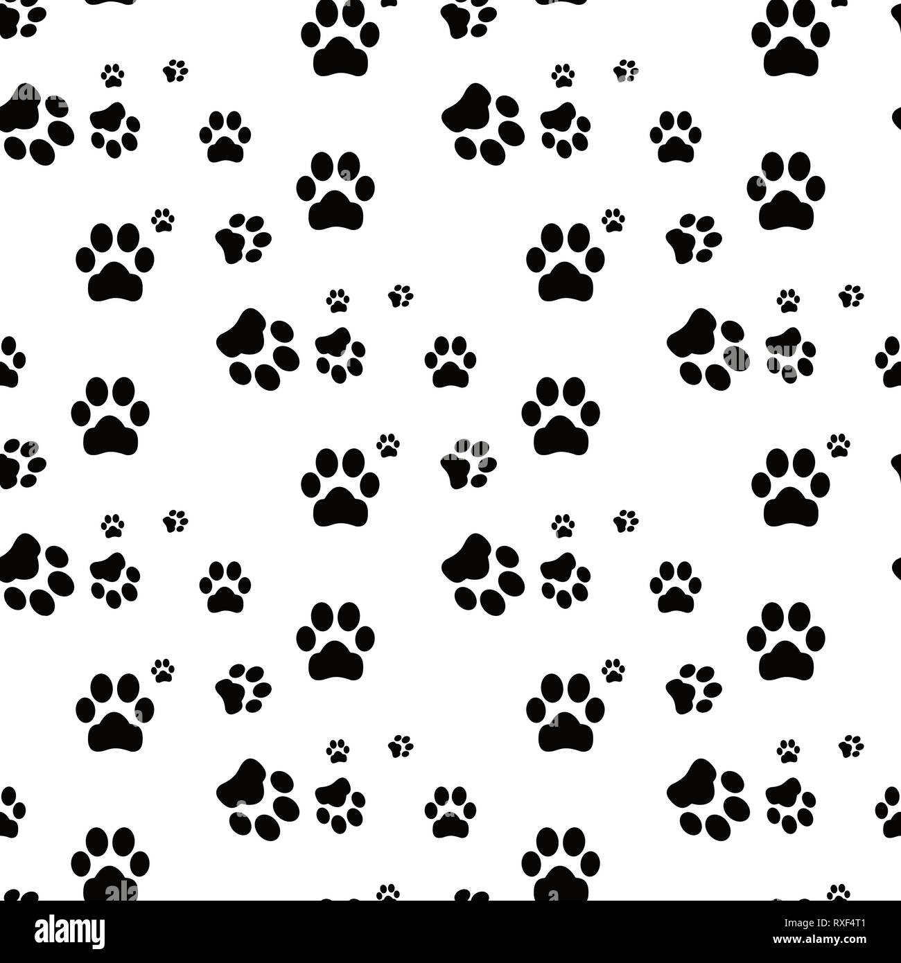 cat and dog paws background