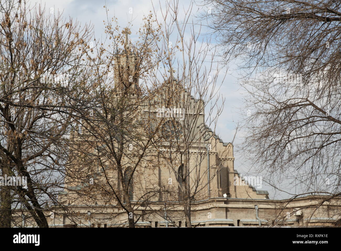 Uzbekistan, Tashkent, Catolic cathedral church Stock Photo
