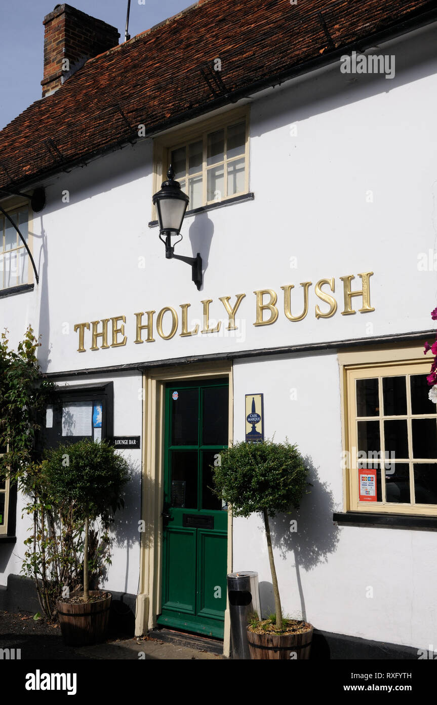The Holly Bush, at Church End, Redbourn, Hertfordshire Stock Photo Alamy