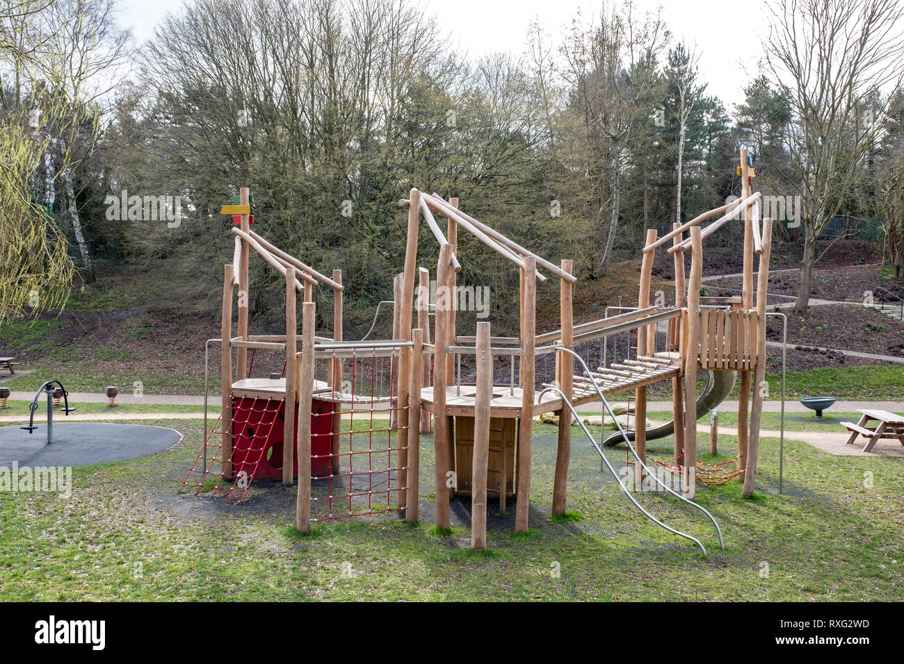childrens wooden climbing frames