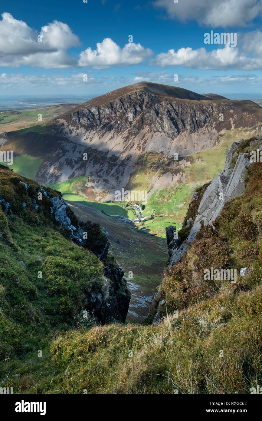 Mynydd Mawr From Y Garn Nantlle Ridge Snowdonia National Park North Wales Uk Stock Photo Alamy