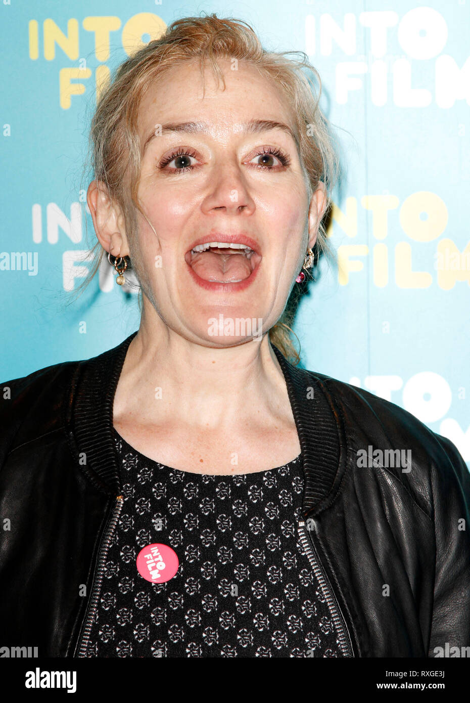 Mar 24, 2015 - London, England, UK - Into Film Awards 2015, Empire Cinema, Leicester Square - Red Carpet Arrivals Photo Shows: Sophie Thompson Stock Photo