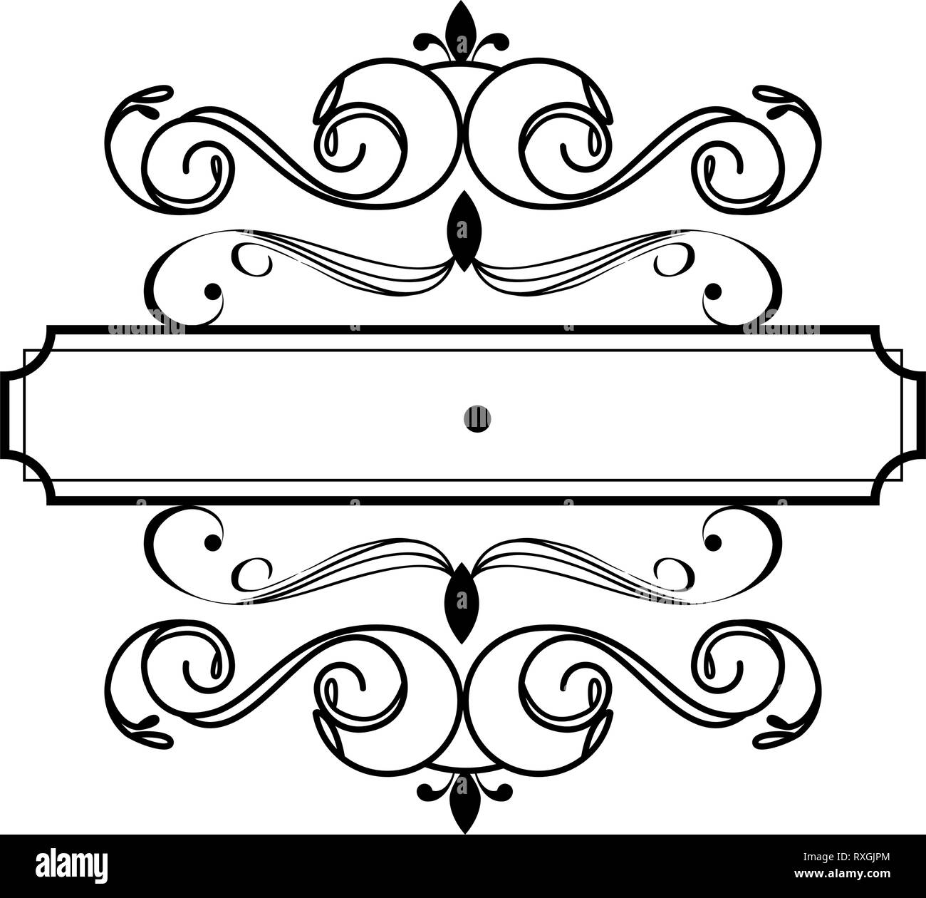 label victorian style icon Stock Vector Image & Art - Alamy
