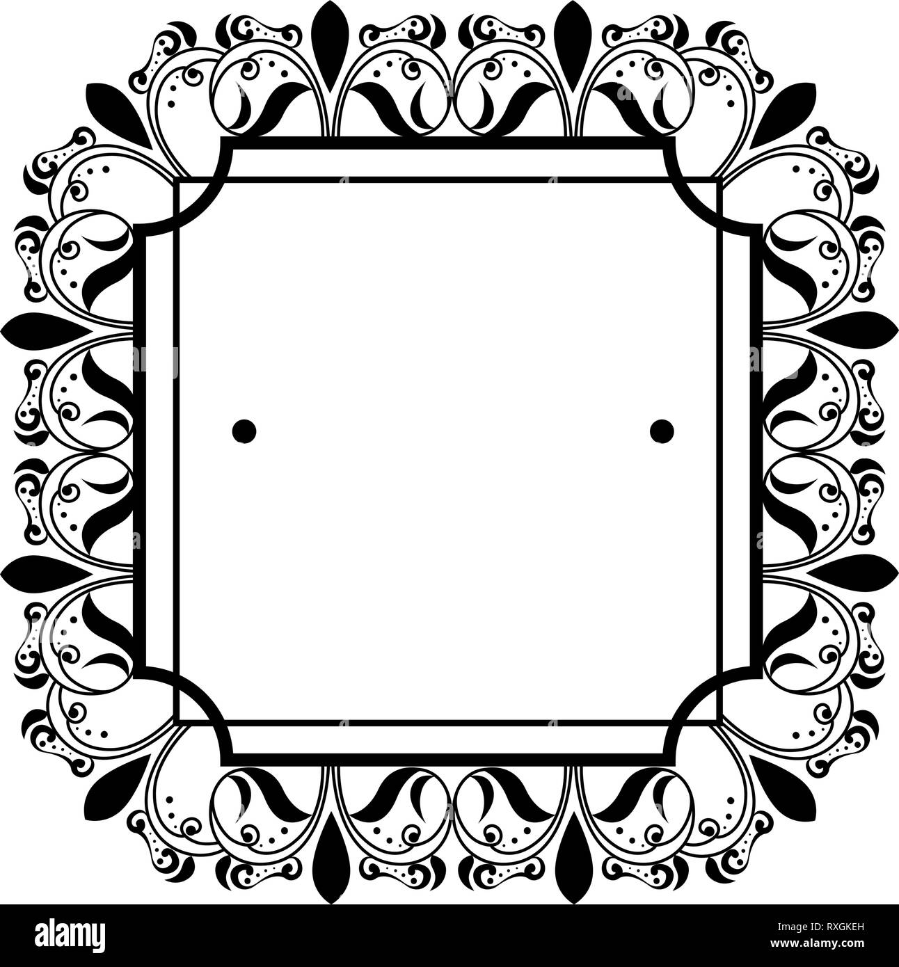 square label victorian style Stock Vector Image & Art Alamy