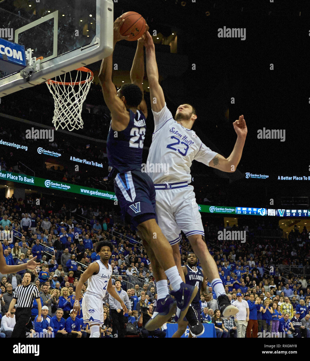 Newark New Jersey Usa 9th Mar 2019 Villanova Wildcats Forward