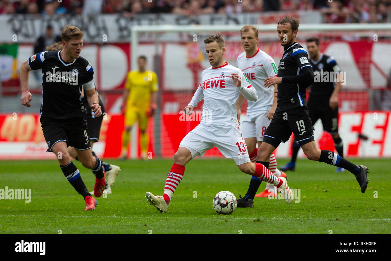 Cologne Germany March 9 2019 Second League 1 Fc Koeln Vs Arminia Bielefeld Fabian Klos Arminia