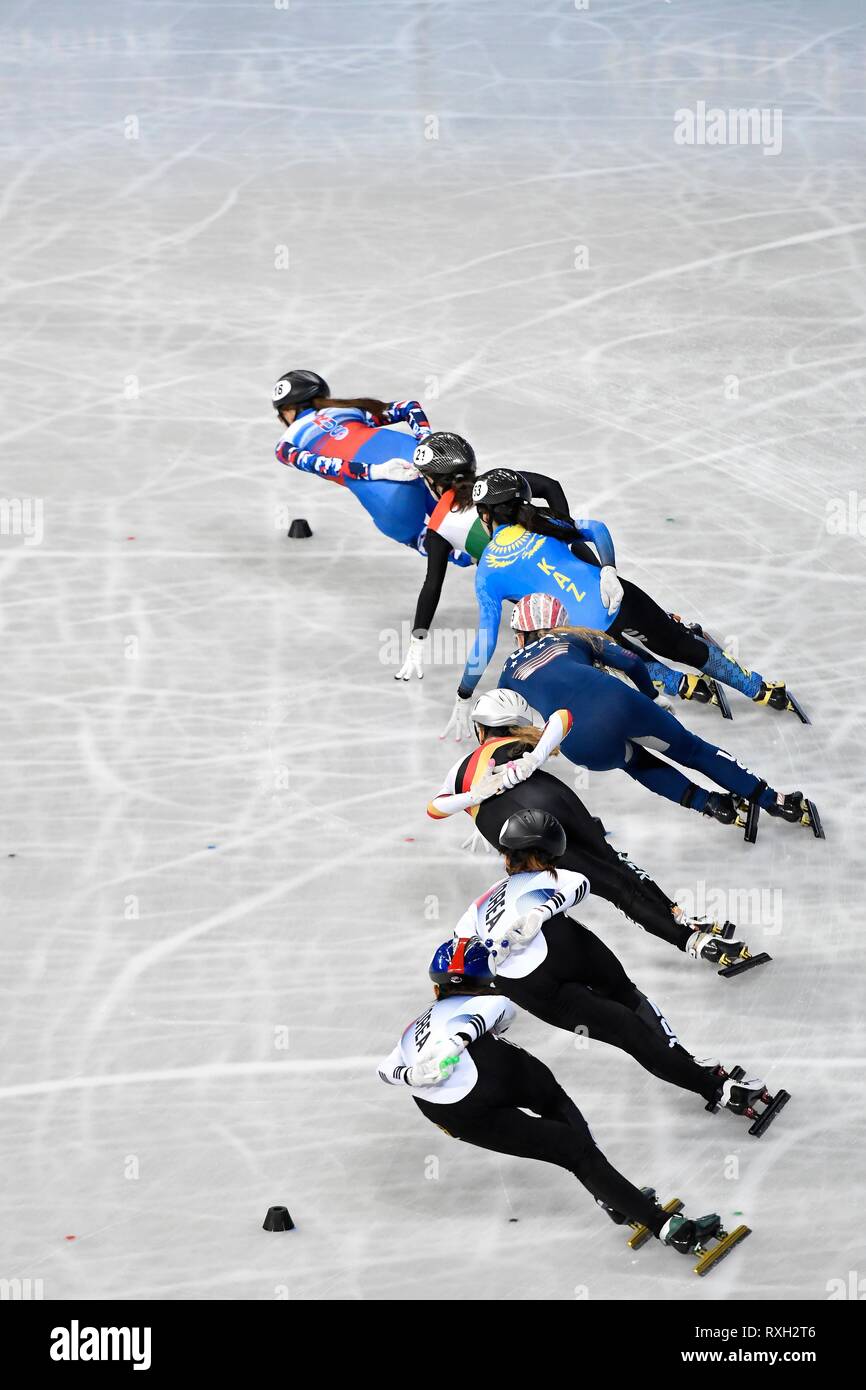 Sofia, Bulgaria. 9th March 2019. 09-03-2019 SHORTTRACK: ISU WORLD SHORT TRACK SKATING CHAMPIONSHIPS:SOFIA illustratief Foto: SCS/Soenar Chamid Credit: Aflo Co. Ltd./Alamy Live News Stock Photo