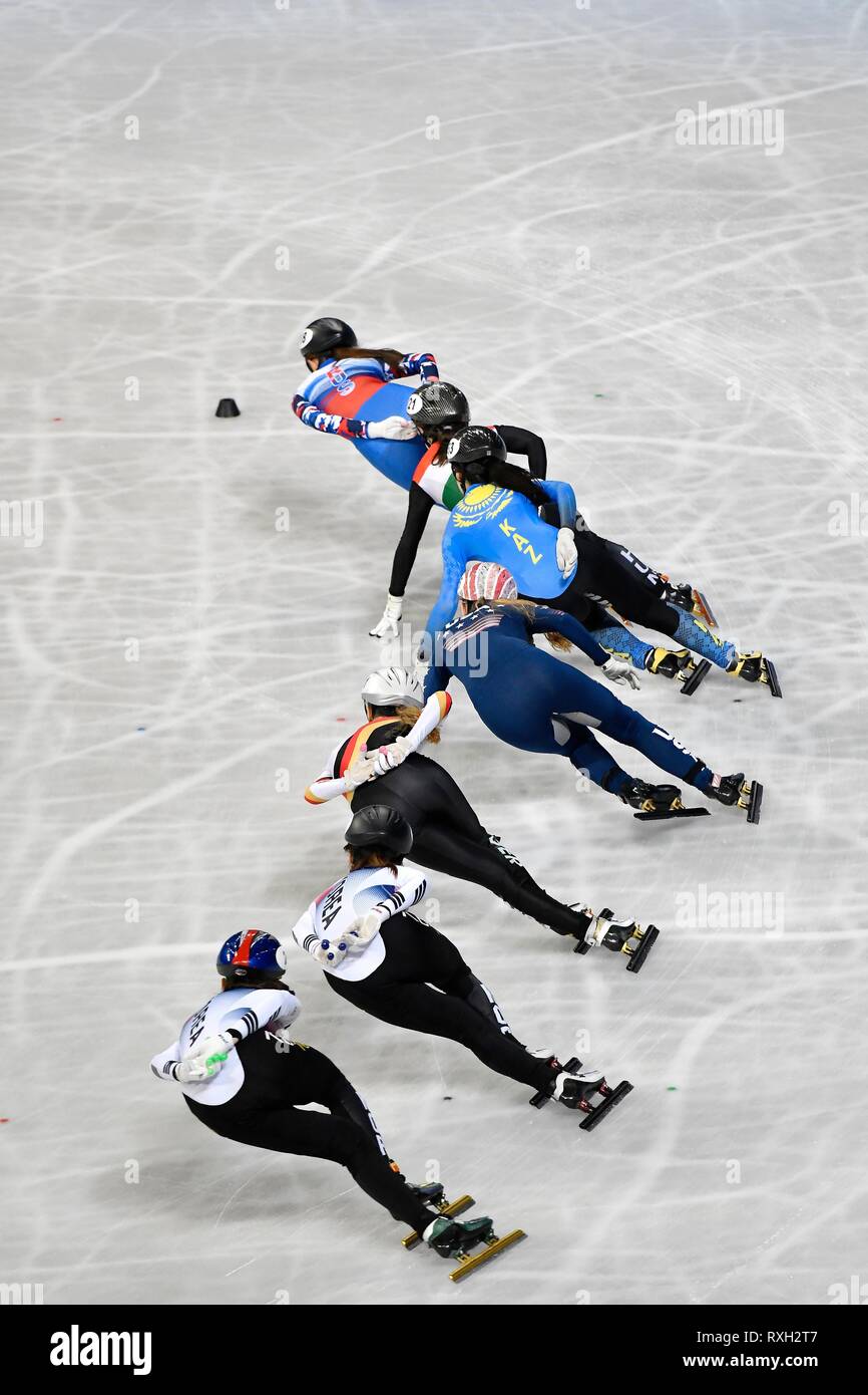 Sofia, Bulgaria. 9th March 2019. 09-03-2019 SHORTTRACK: ISU WORLD SHORT TRACK SKATING CHAMPIONSHIPS:SOFIA illustratief Foto: SCS/Soenar Chamid Credit: Aflo Co. Ltd./Alamy Live News Stock Photo