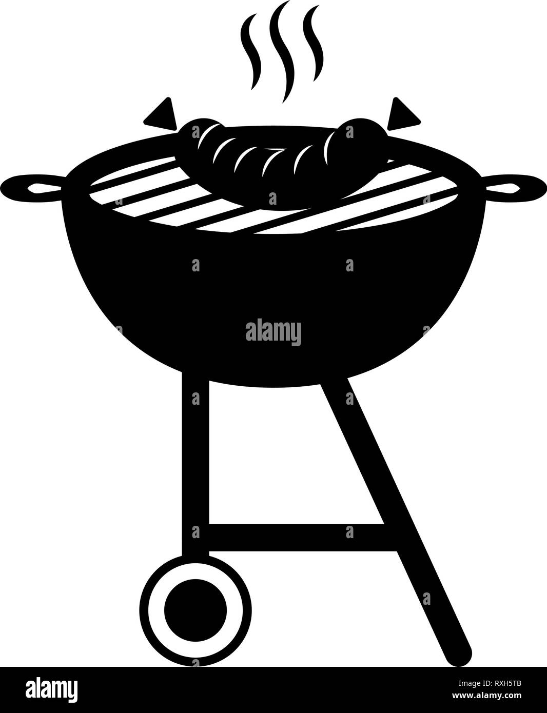Silhouette grill bbq hi-res stock photography and images - Page 3 - Alamy