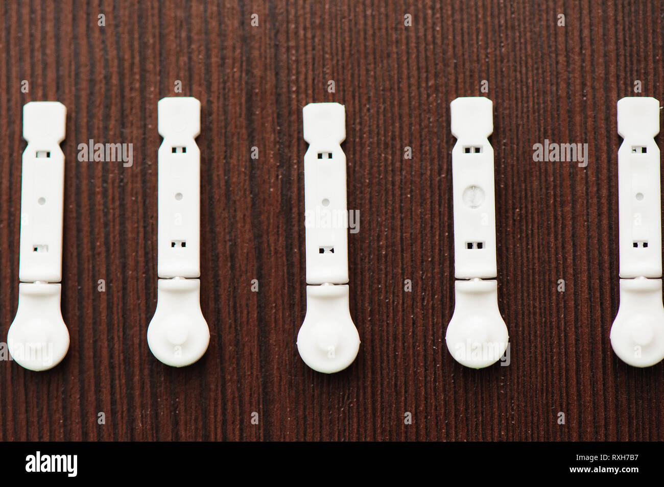 Lancets for an insulin pen on a wooden backgraund Stock Photo Alamy