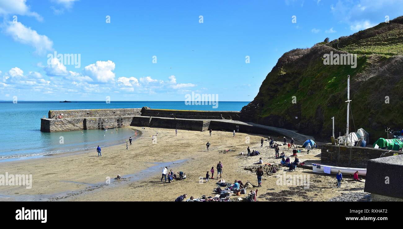 Gorran Haven, Cornwall, 310316 Stock Photo
