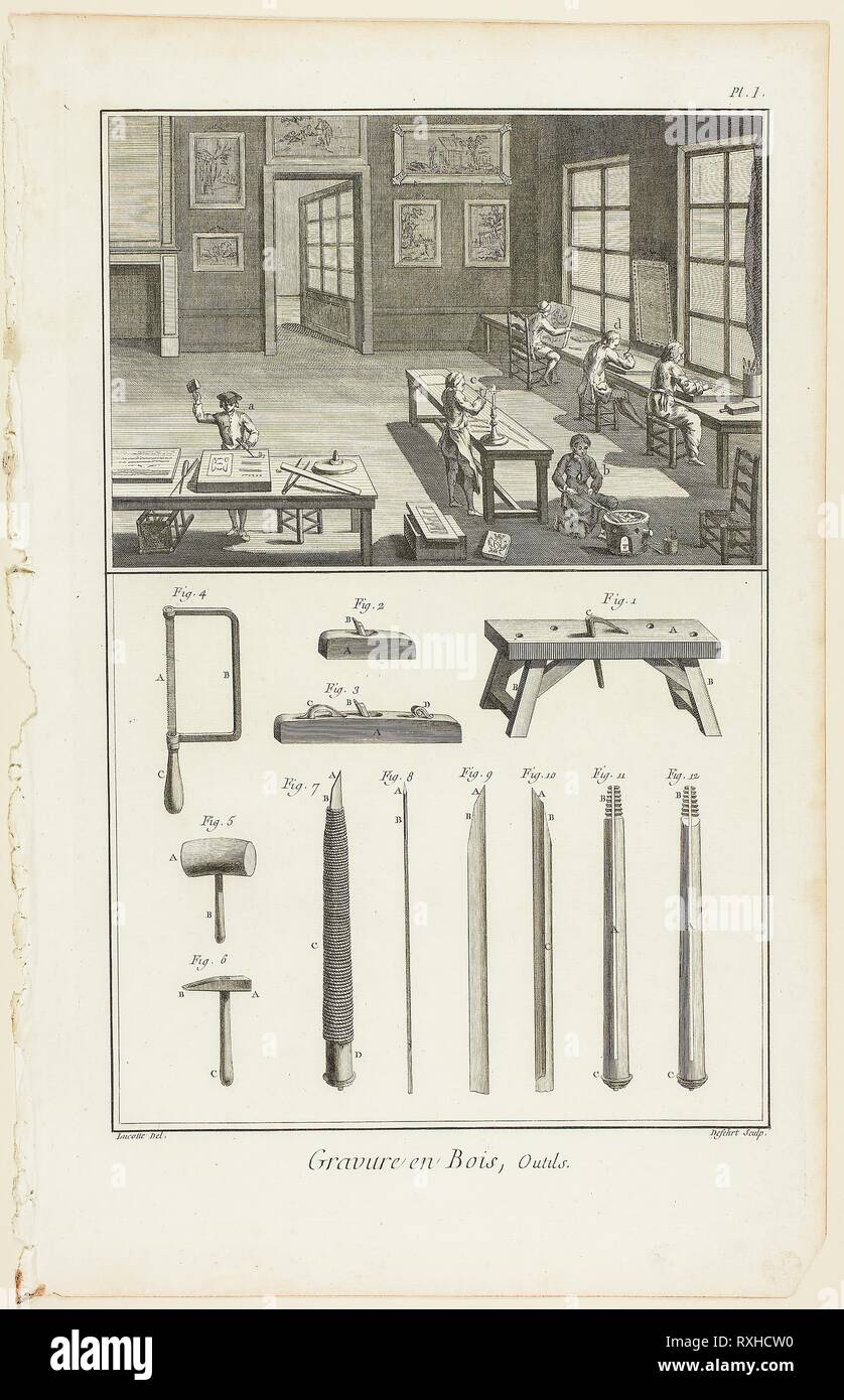Tools tool 18th century hi-res stock photography and images - Alamy