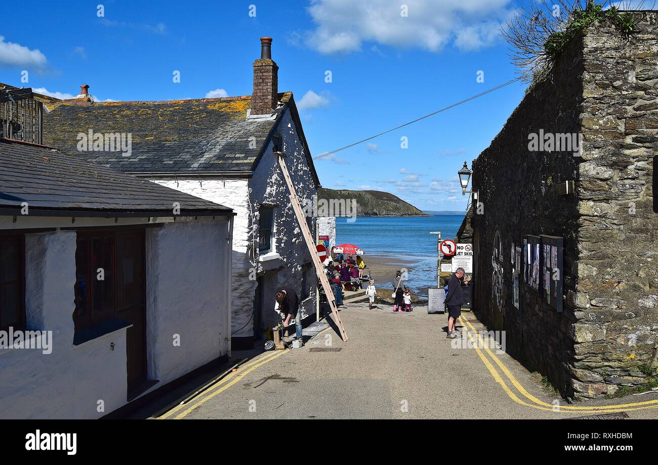Gorran Haven, Cornwall, 310316 Stock Photo