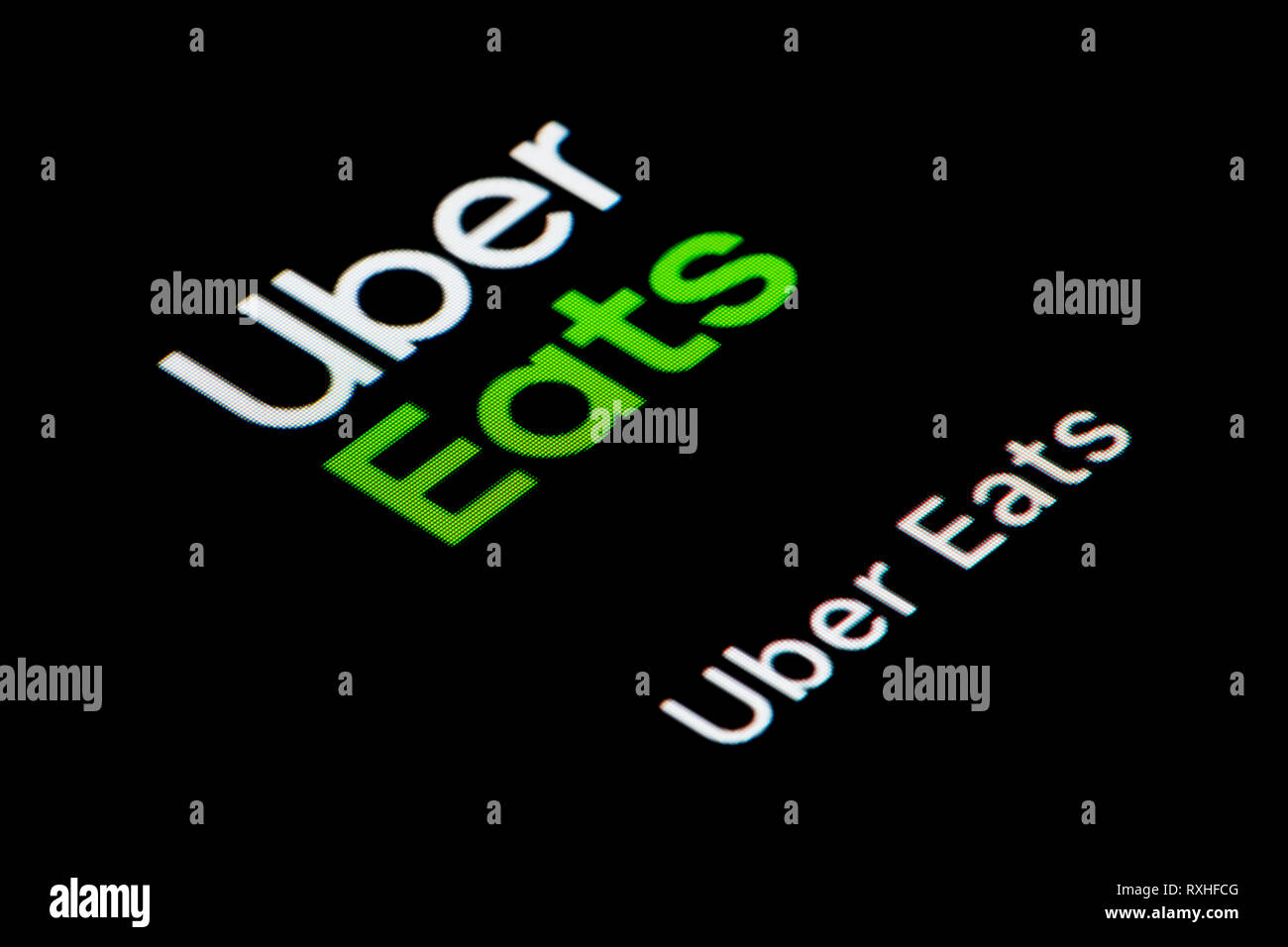 Uber eats app hi-res stock photography and images - Alamy