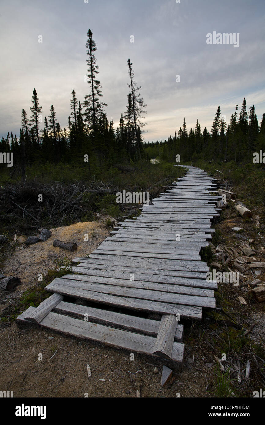 Waskaganish, Eeyou Istchee James Bay Territory, Quebec, Canada Stock