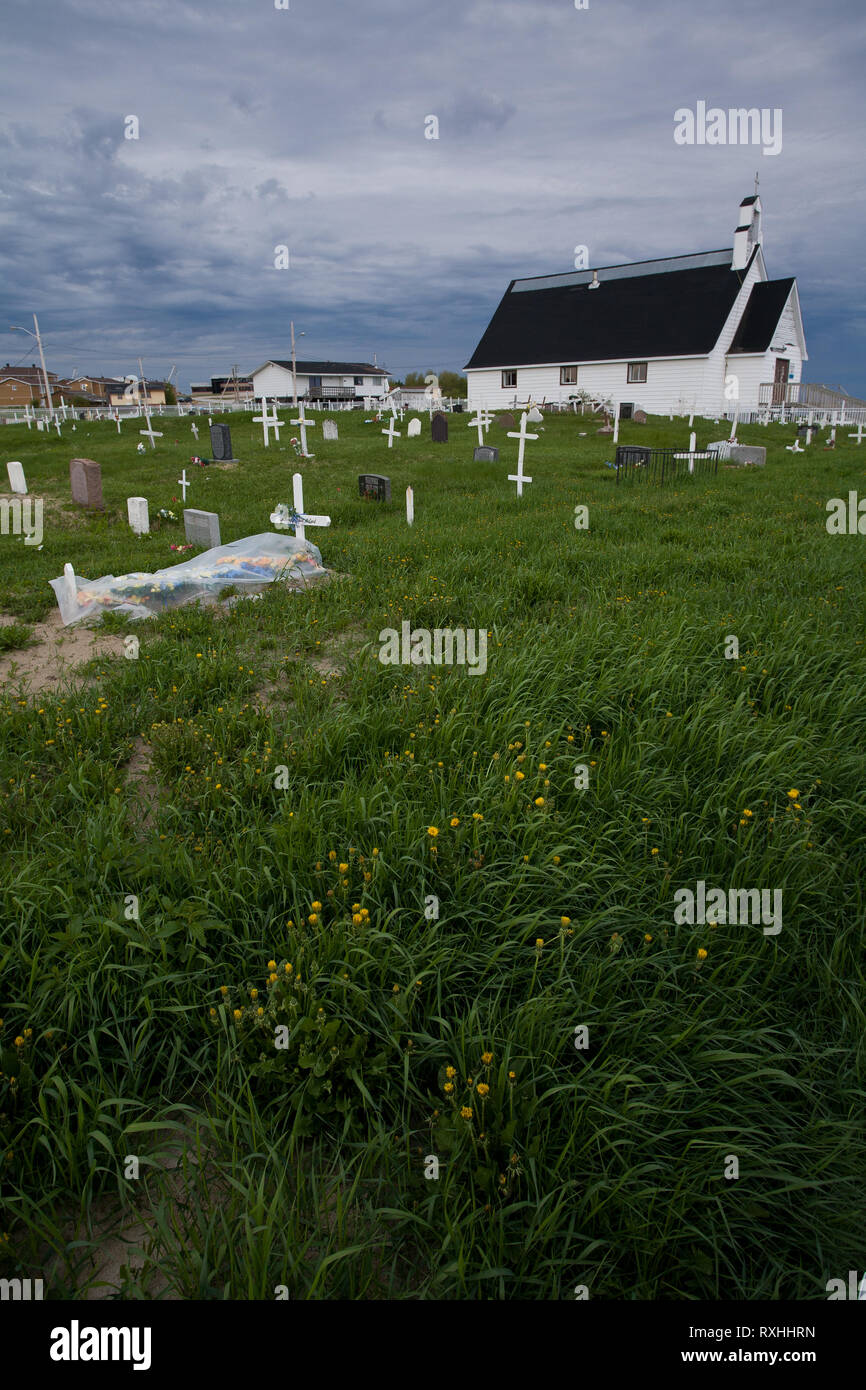Waskaganish, Eeyou Istchee James Bay Territory, Quebec, Canada Stock