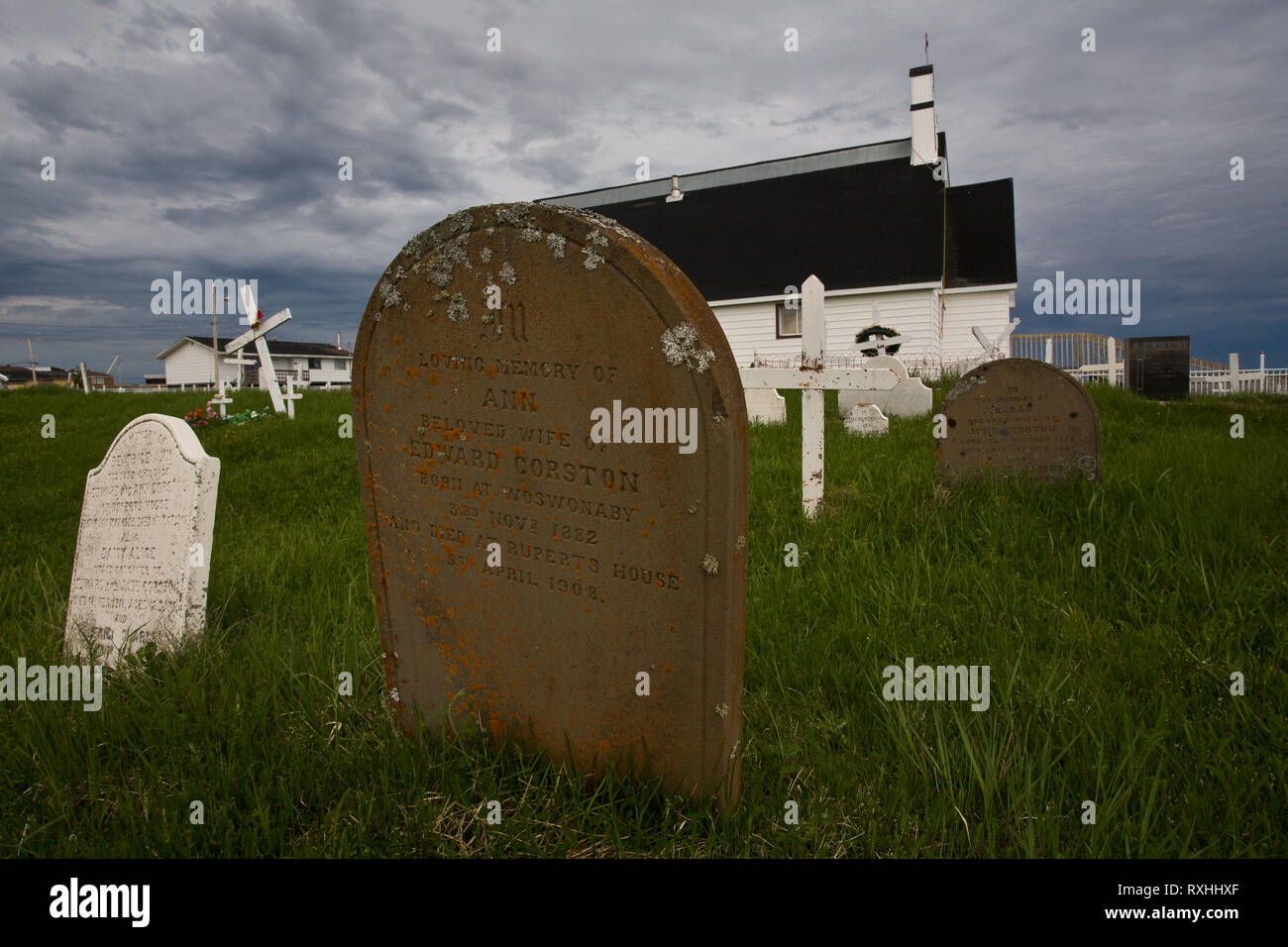 Waskaganish, Eeyou Istchee James Bay Territory, Quebec, Canada Stock