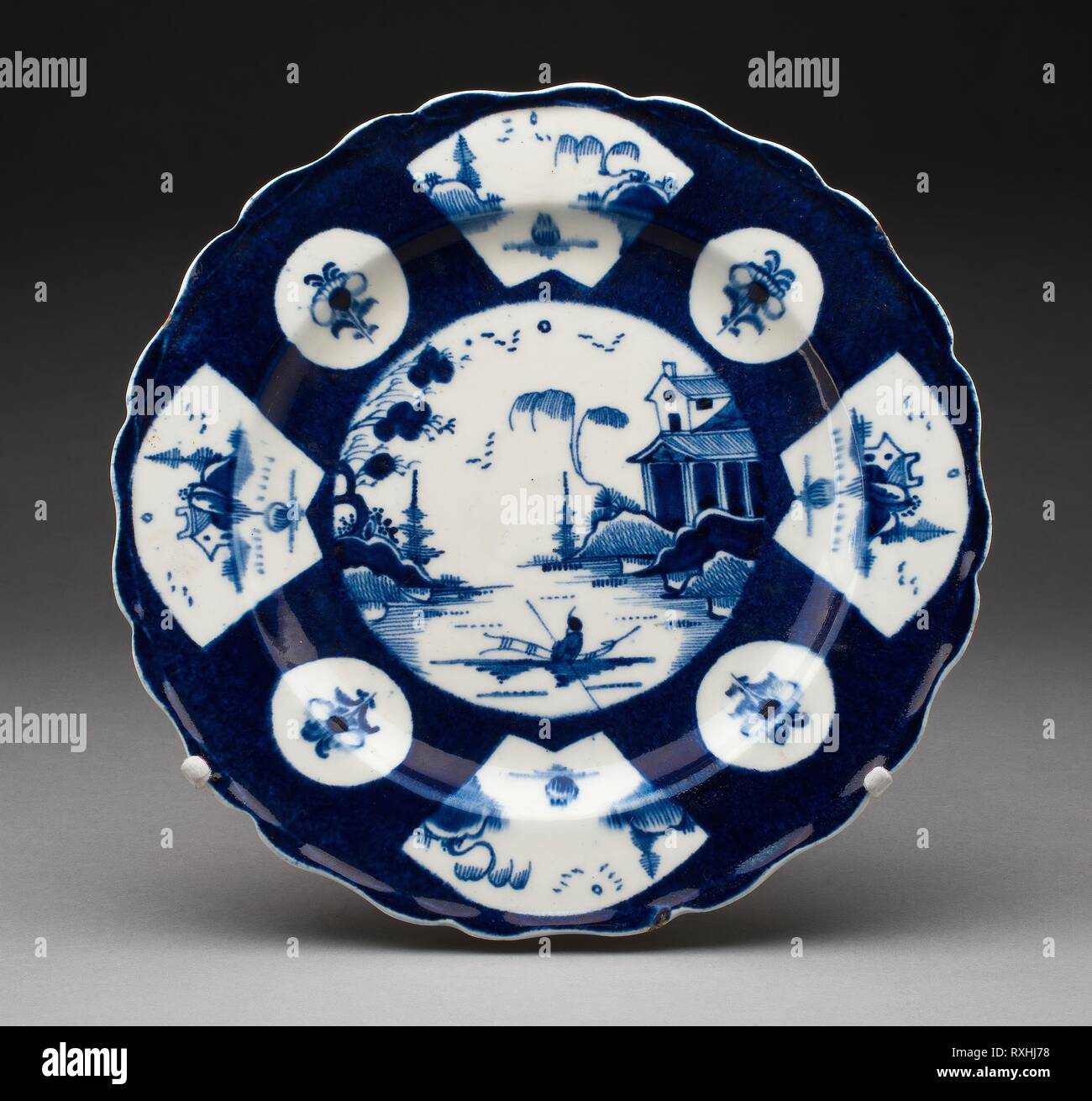 Plate. Bow Porcelain Factory; London, England, 17441775. Date 1755