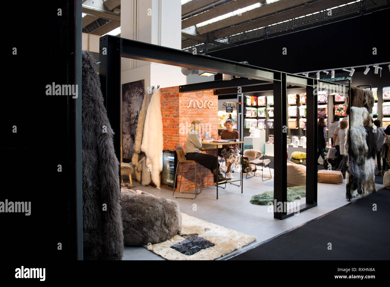 impressions of the different offerings, designs and presentations on the stands at the ambiente 2019 in frankfurt am main germany Stock Photo