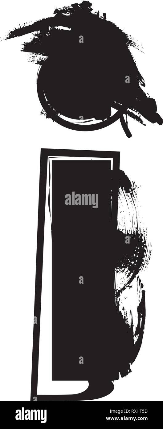 Graffiti alphabet letter i hi-res stock photography and images - Alamy