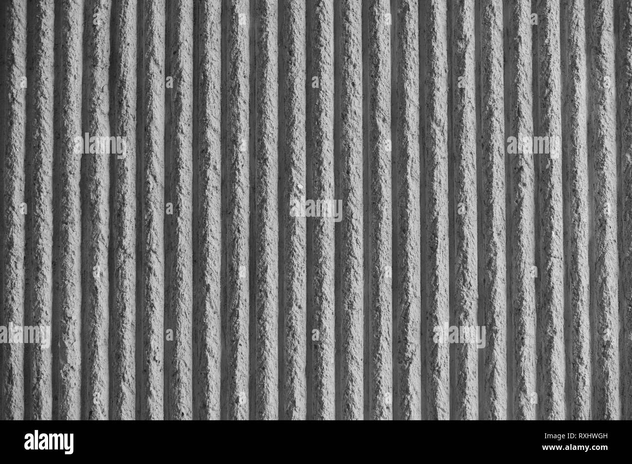 Fluted plaster Black and White Stock Photos & Images - Alamy