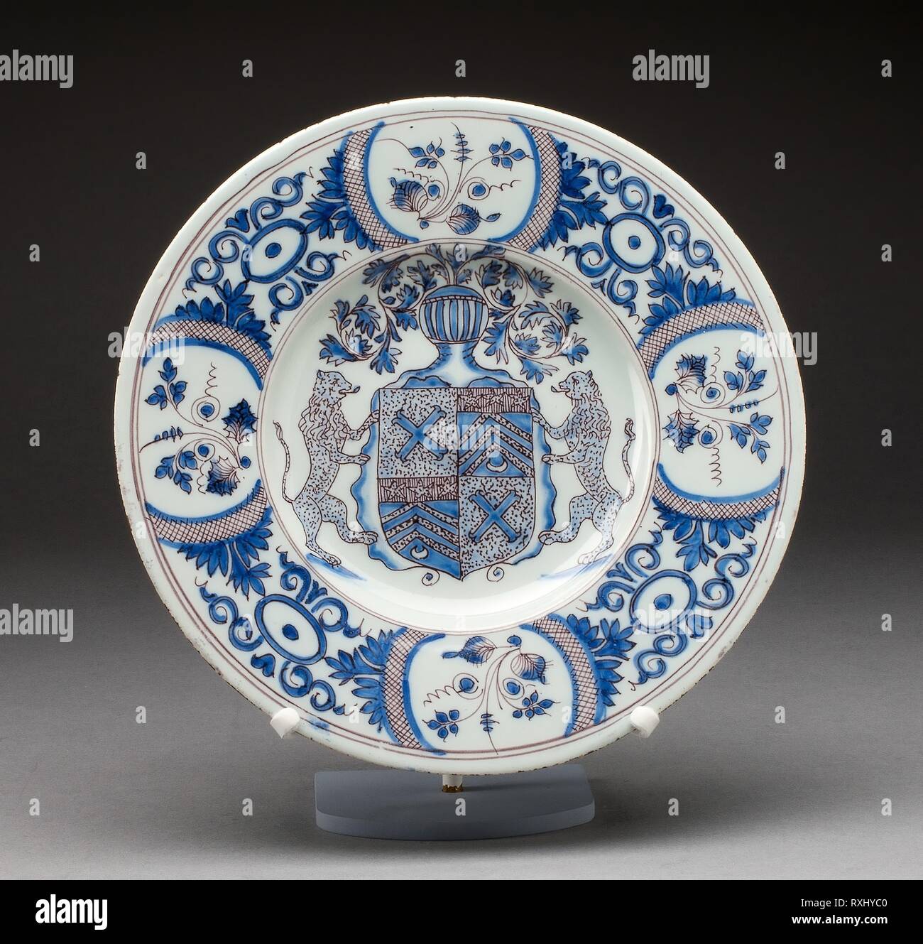 Plate. Saint Jean du Désert Factory. Date: 1675-1725. Dimensions: 2.9 × ...
