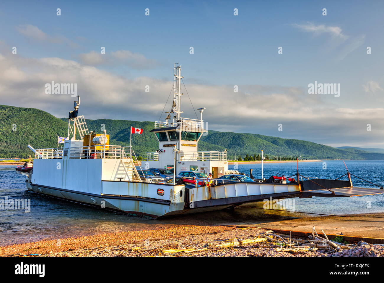Englishtown Ferry, Bras d'Or Lake, Cape Breton Island, Nova Scotia