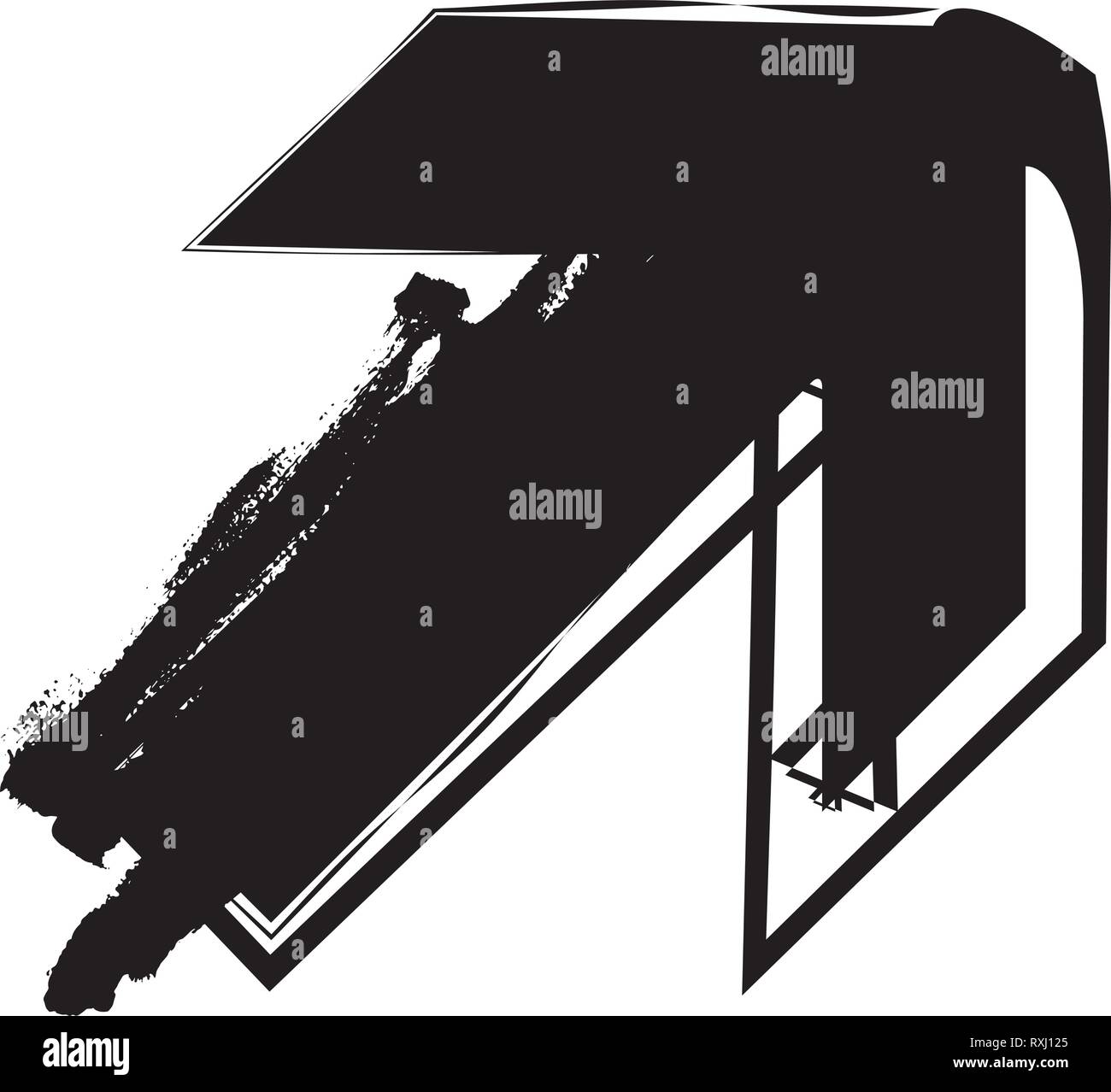 Abstract arrow art artwork Stock Vector Images - Alamy