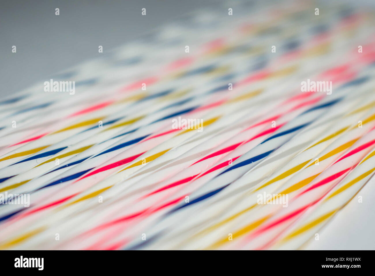 Abstract of multicolored stripes Stock Photo