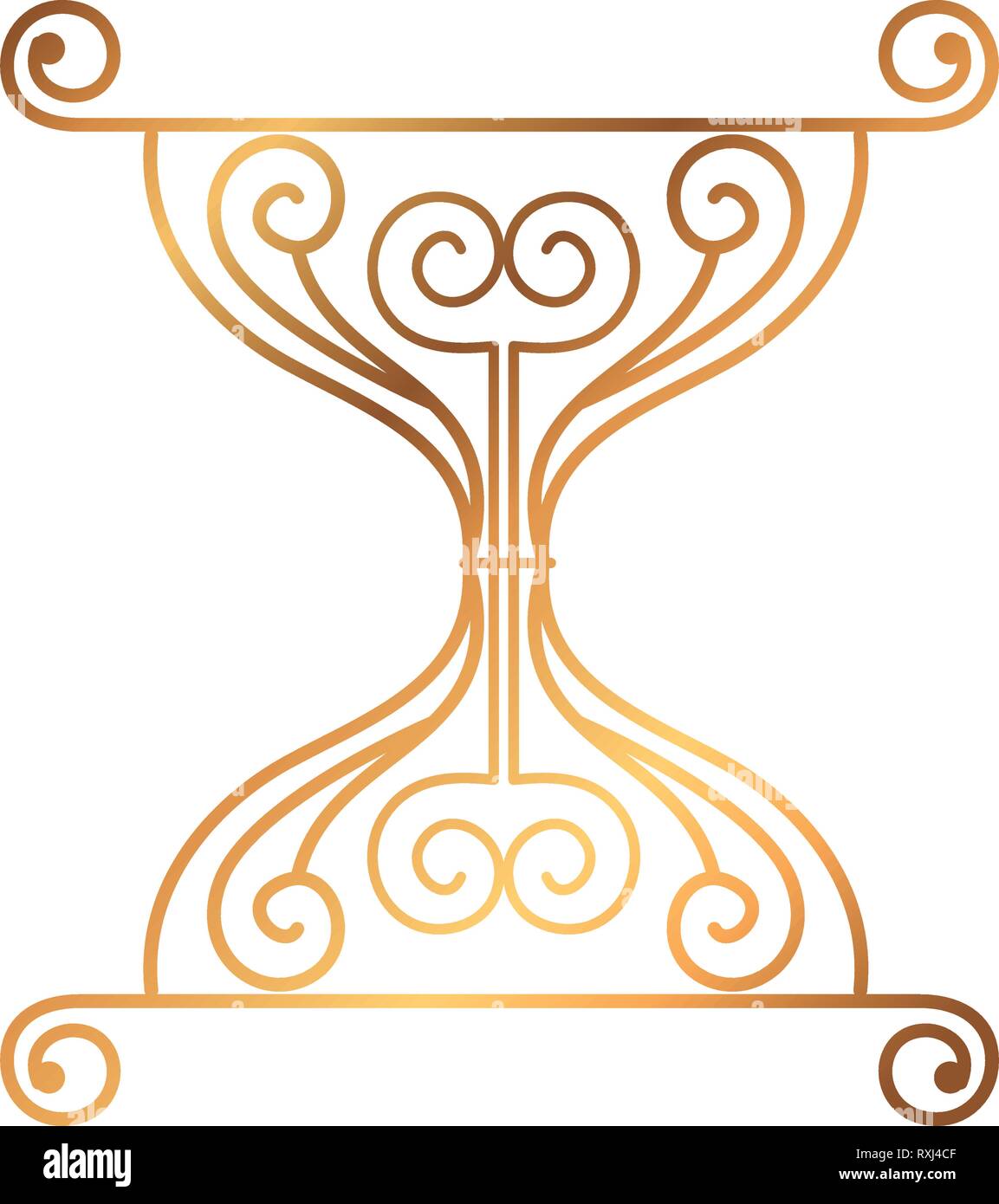 golden label victorian style icon Stock Vector Image & Art - Alamy