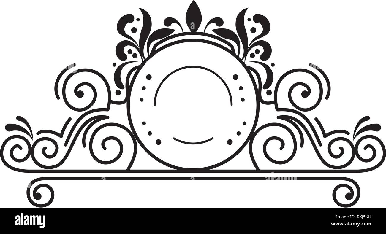label victorian style icon Stock Vector Image & Art - Alamy