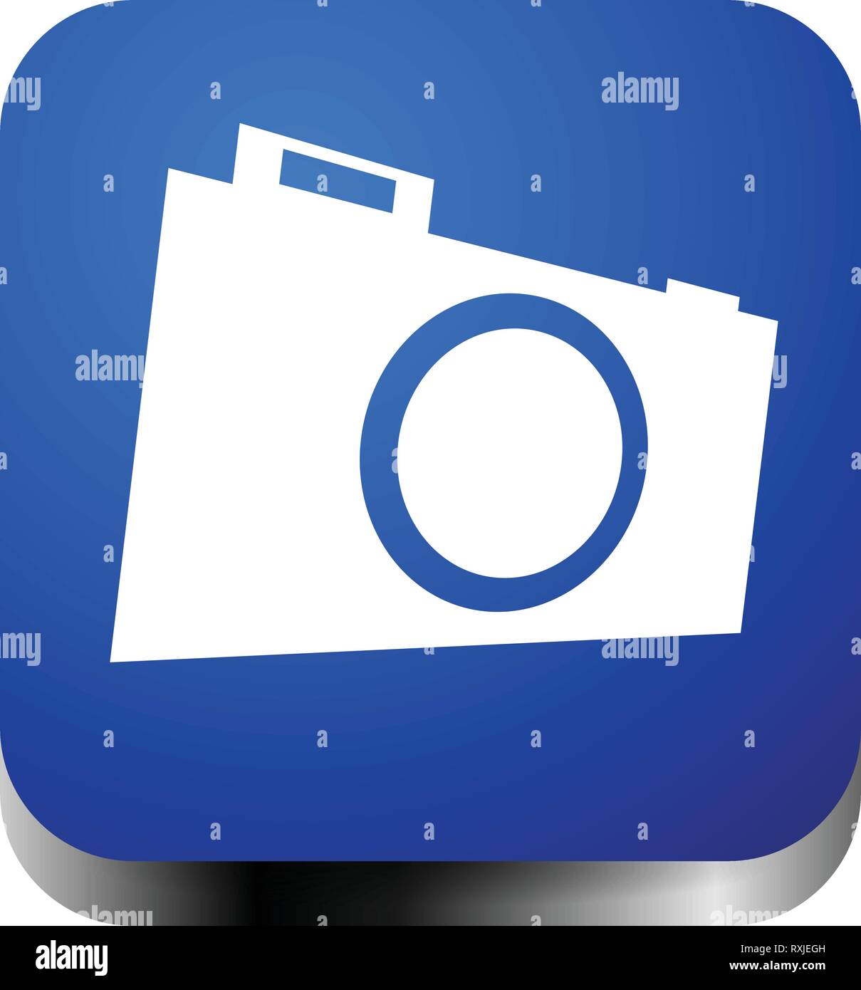 Small photo camera icon. Hobby photography concept icon Stock Vector ...