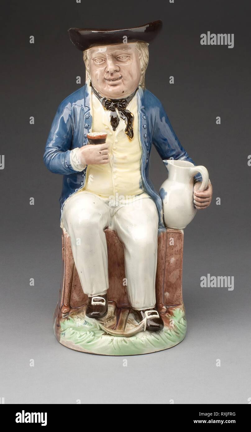 'Rodney's Sailor' Toby Jug. Ralph Wood; English, 1748-95; England, Burslem. Date: 1780-1790. Dimensions: H. 29.2 cm (11 1/2 in.). Lead-glazed earthenware. Origin: Staffordshire. Museum: The Chicago Art Institute. Author: II Ralph Wood. Stock Photo