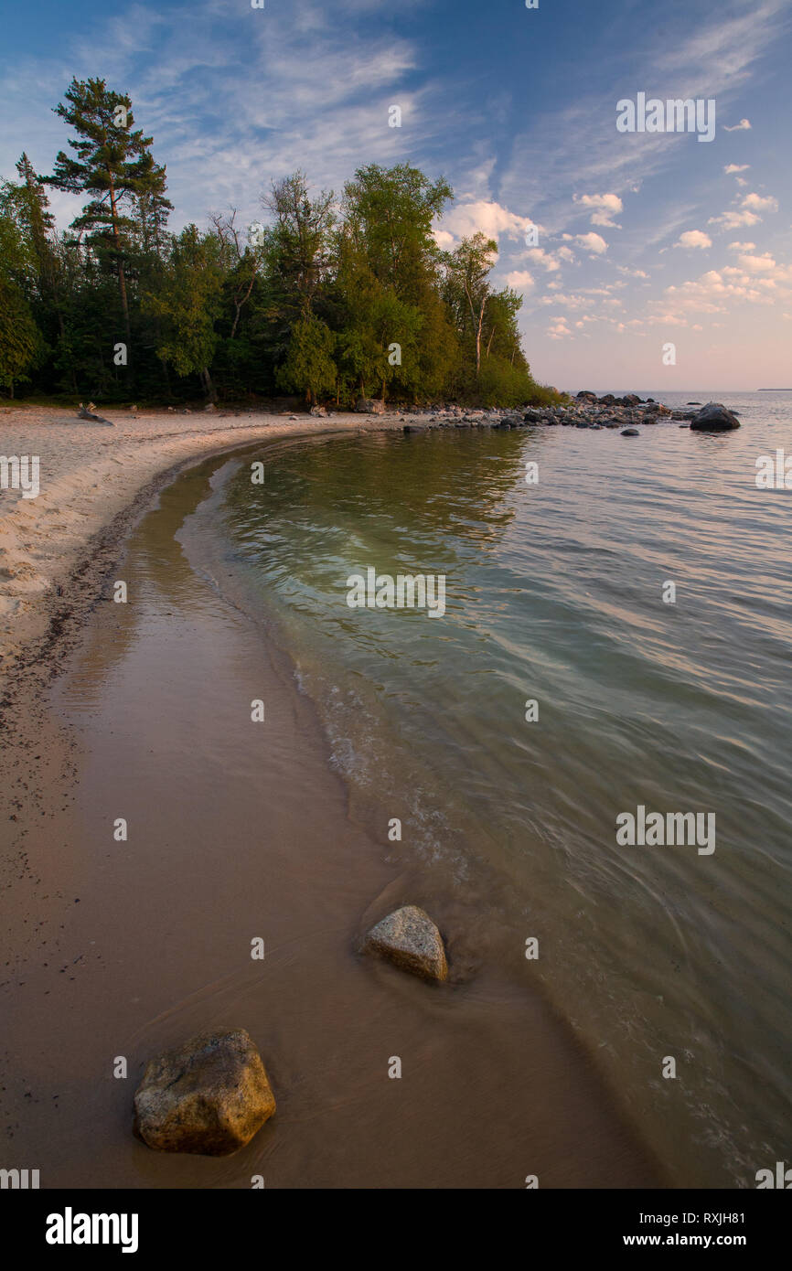 Lake Superior Provincial Park, Algoma District, Ontario, Canada Stock