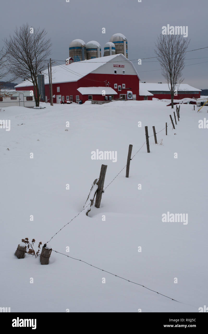 Ayer's Cliff, MRC de Memphrémagog, Quebec, Canada Stock Photo Alamy