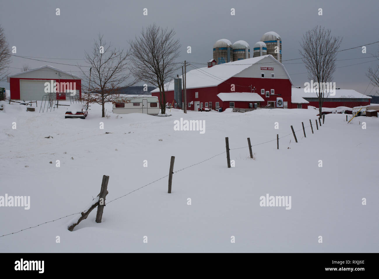 Ayer's Cliff, MRC de Memphrémagog, Quebec, Canada Stock Photo Alamy