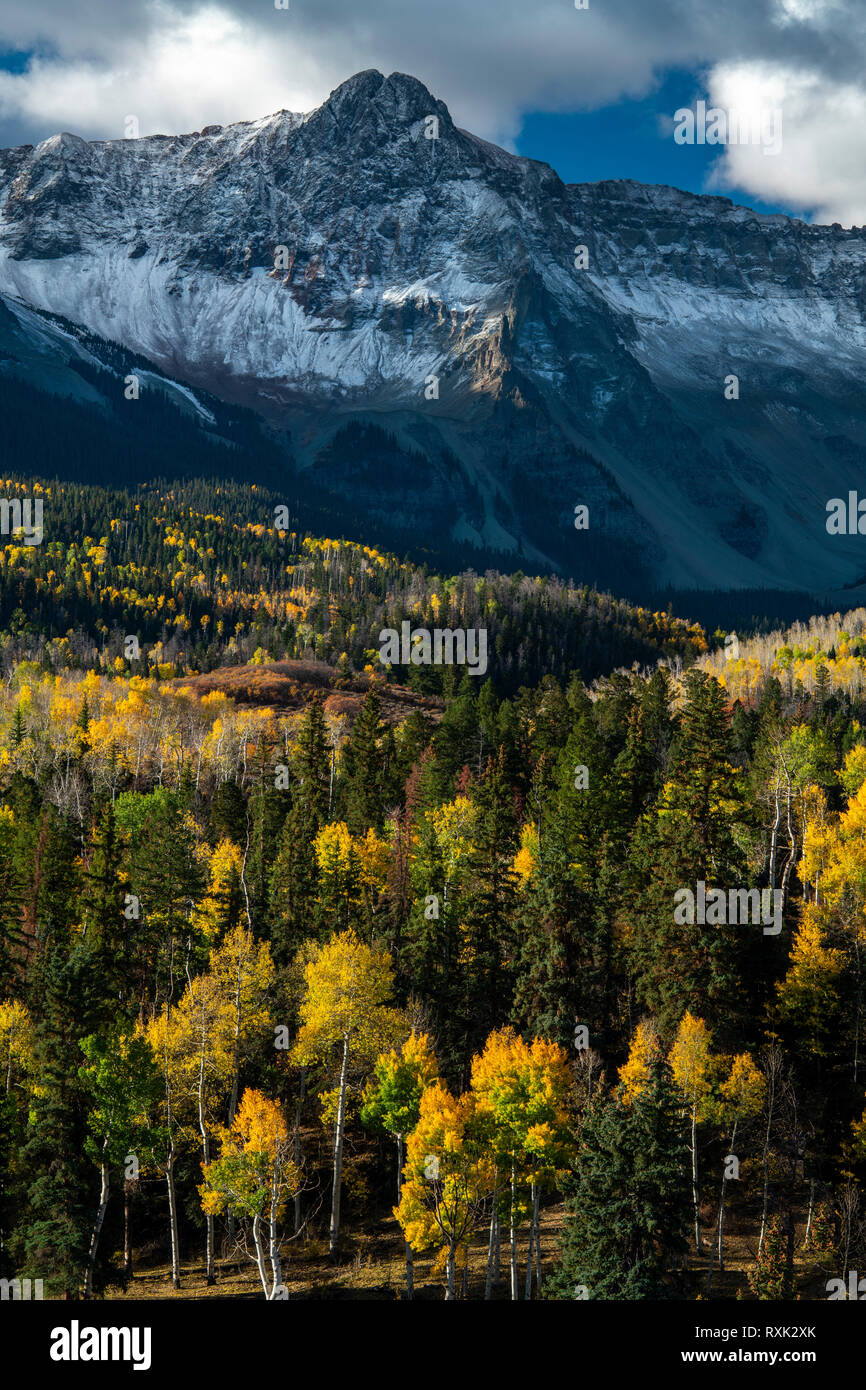 Mount Sneffels, Ridgway, Colorado, USA Stock Photo