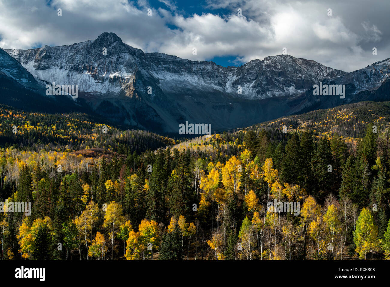 Mount Sneffels, Ridgway, Colorado, USA Stock Photo
