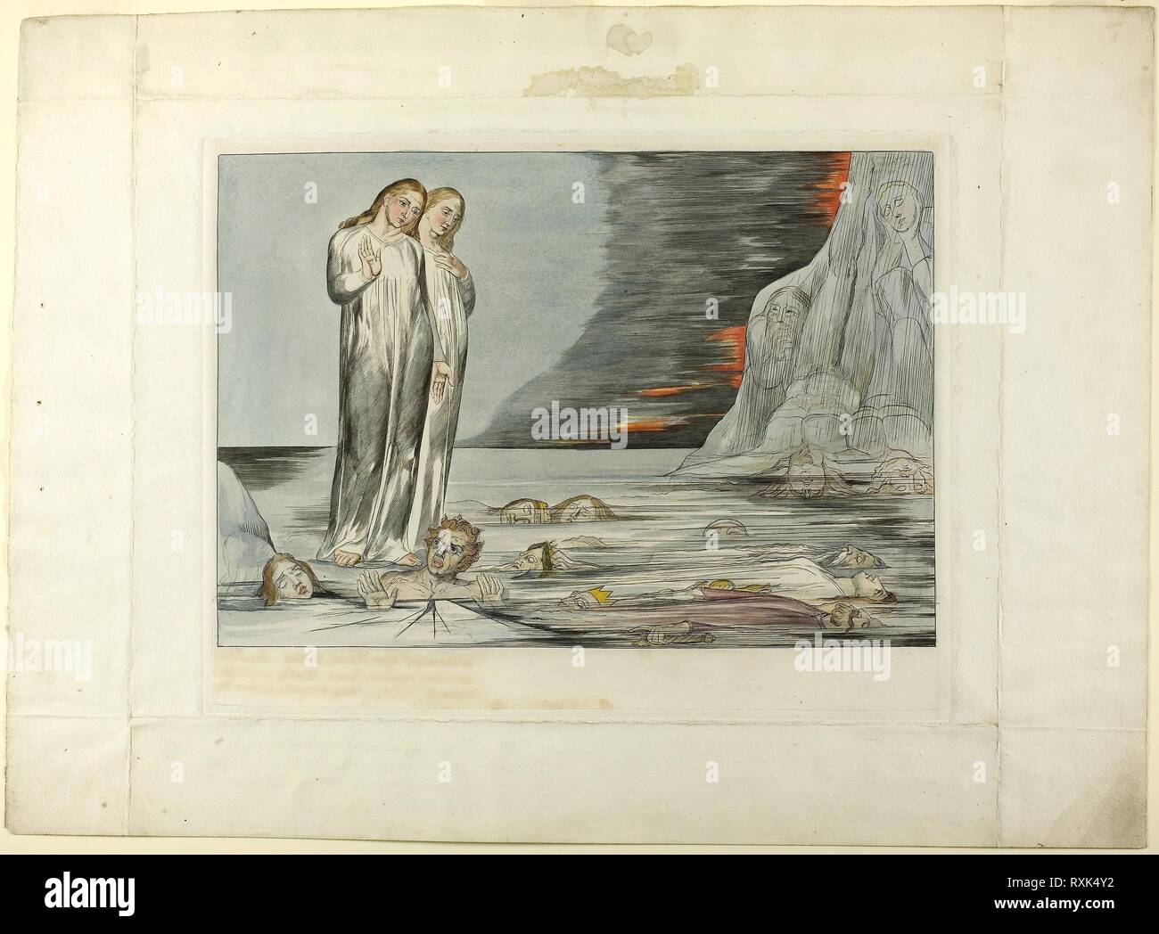 Dantes Inferno Illustration High Resolution Stock Photography and