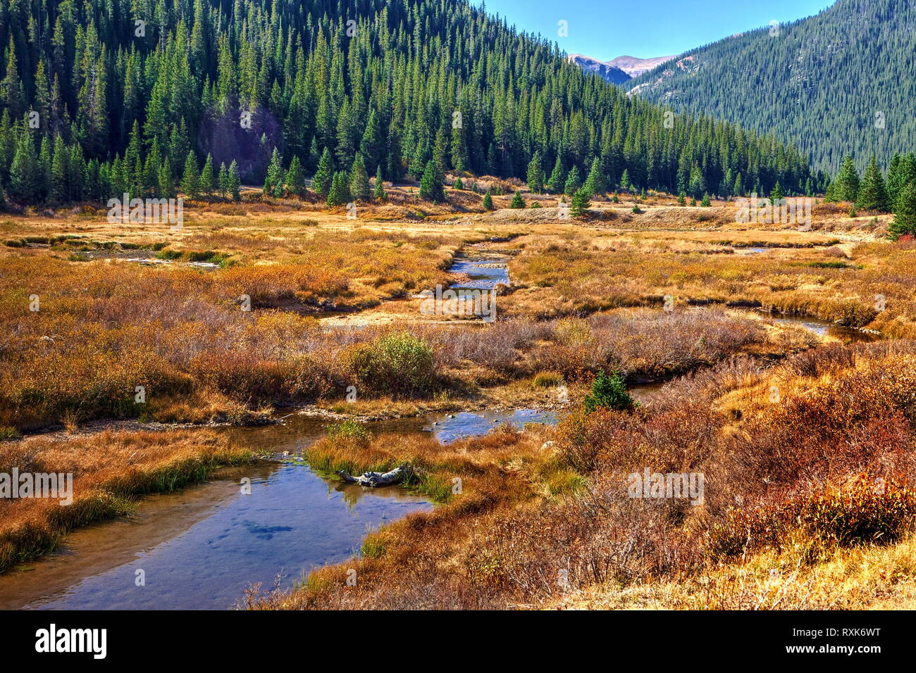 Roaring Forks Valley, Colorado, USA Stock Photo