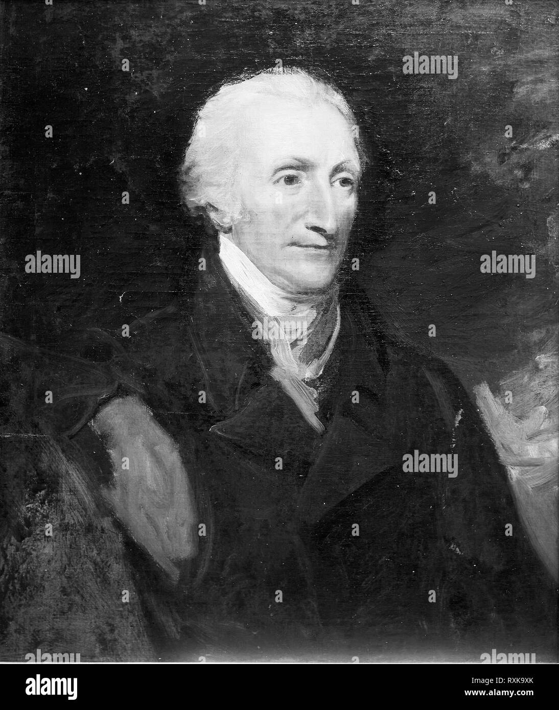 Portrait of a Gentleman. John Jackson; British, 1778-1831. Date: 1805-1815. Dimensions: 71 × 60 cm (27 15/16 × 23 5/8 in.). Oil on canvas. Origin: Europe. Museum: The Chicago Art Institute. Stock Photo