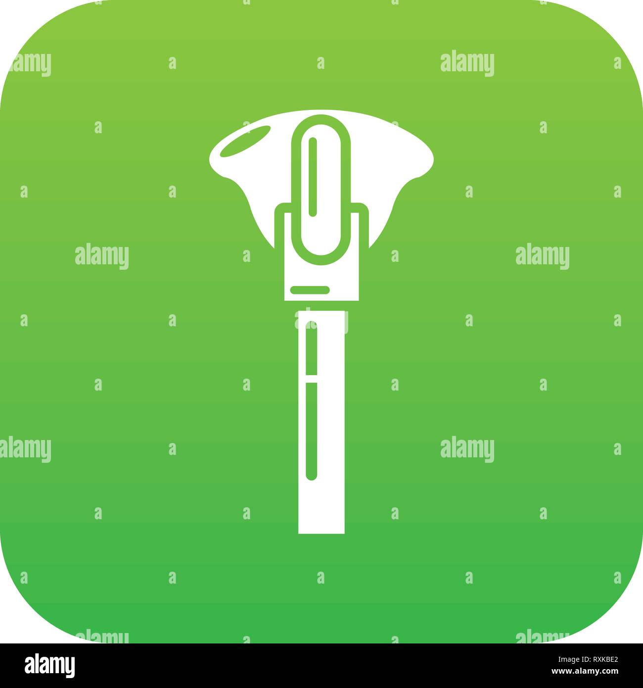 Little zip icon, simple style Stock Vector