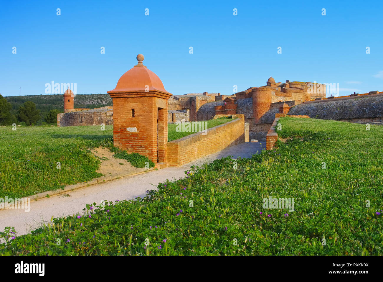 old Fort de Salses in southern France Stock Photo
