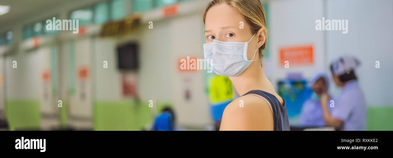 Young Woman Sitting In Hospital Waiting For A Doctor S Appointment