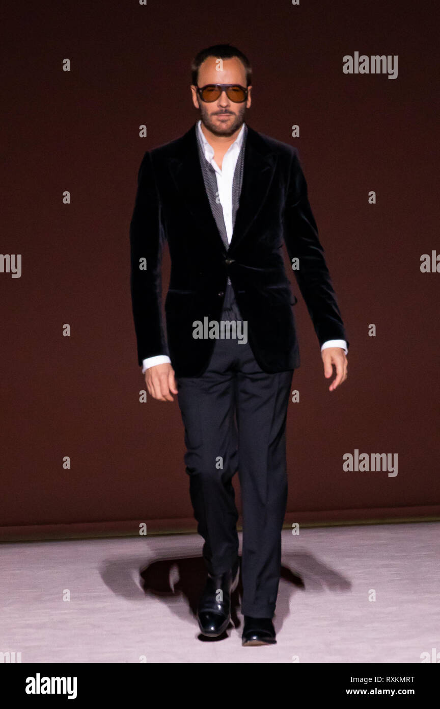 Tom Ford Runway NYFFW2019 at Park Avenue Armory NYC Featuring: Tom Ford  Where: New York, New York, United States When: 06 Feb 2019 Credit: Jeff  Grossman/WENN.com Stock Photo - Alamy