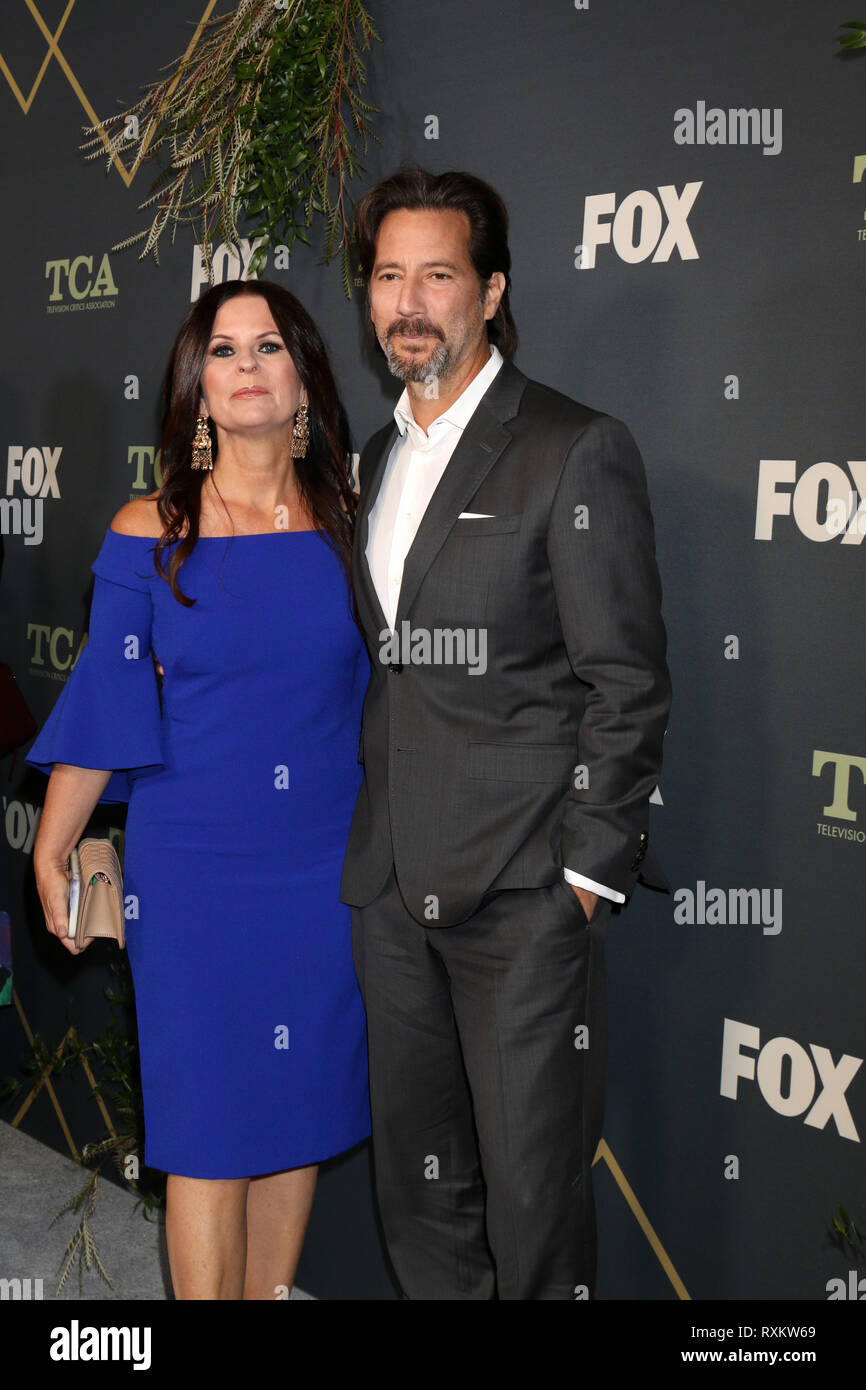 FOX TCA All-Star Party at the Fig House  Featuring: Annie Wood, Henry Ian Cusick Where: Los Angeles, California, United States When: 06 Feb 2019 Credit: Nicky Nelson/WENN.com Stock Photo