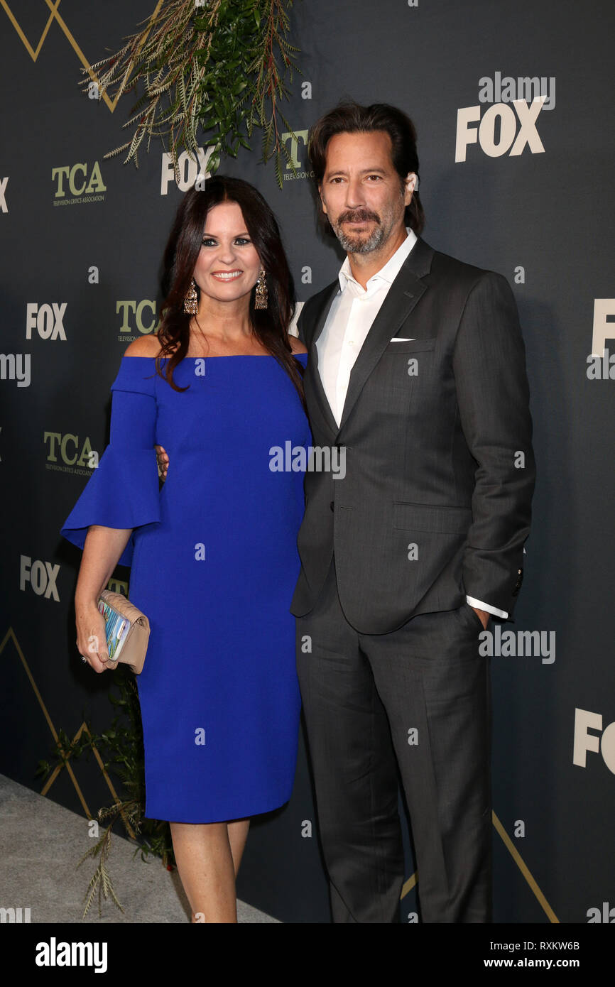 FOX TCA All-Star Party at the Fig House  Featuring: Annie Wood, Henry Ian Cusick  Where: Los Angeles, California, United States When: 06 Feb 2019 Credit: Nicky Nelson/WENN.com Stock Photo